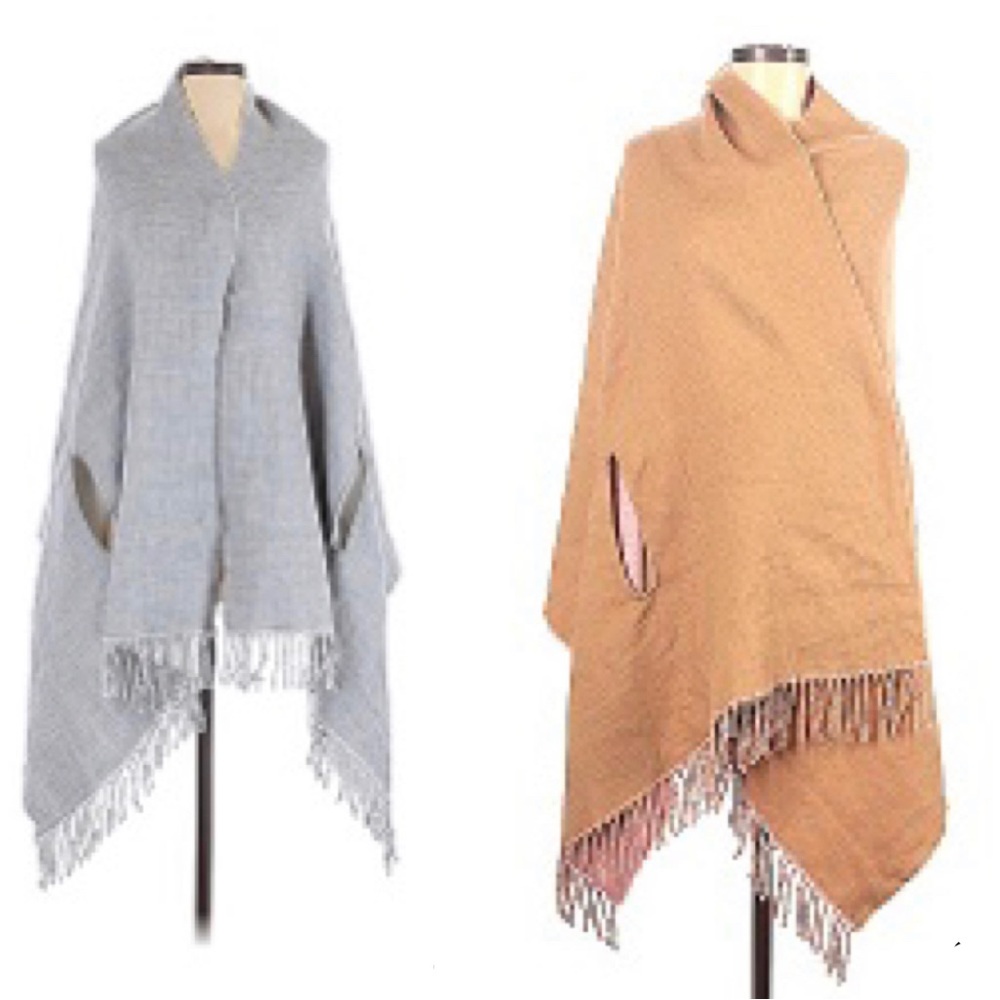 J. Crew Reversible Cape Wrap bundle